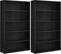 VASAGLE Set of 2 Bookshelves, 30 in Wide - Space-Saving 5-Tier Storage