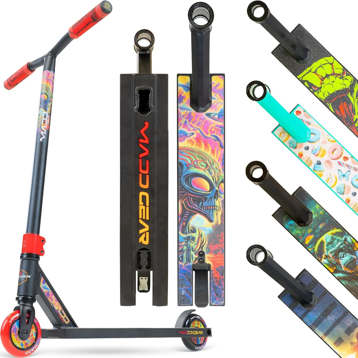 Pro Stunt Trick Scooter for Kids 5-12 - Lightweight & Durable