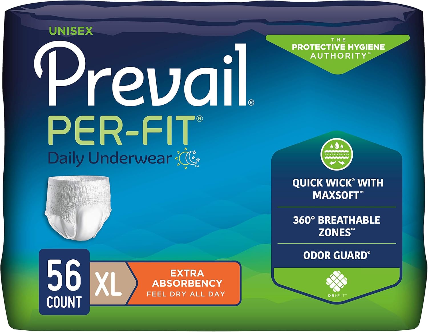 Prevail Per-Fit Daily Protective Underwear for Extra Comfort
