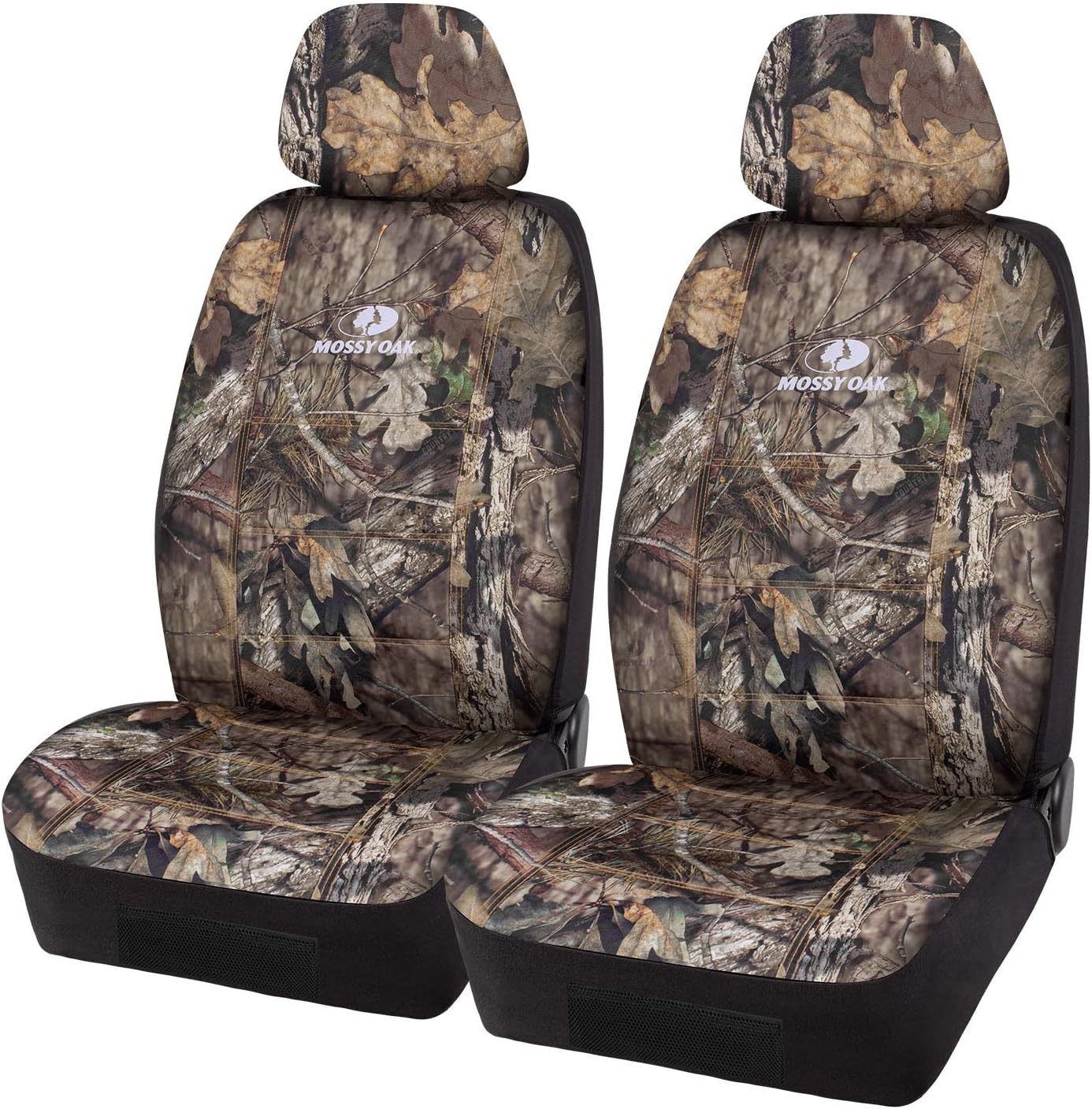 Mossy Oak Front Camo Seat Covers - Premium Rip-Stop Fabric