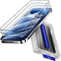 3 Pack Tempered Glass Screen Protector for iPhone 16 Plus and 15