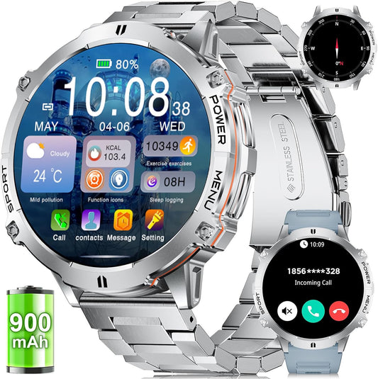 LIGE Smart Watches for Men with 1.75in Display and Fitness Tracker