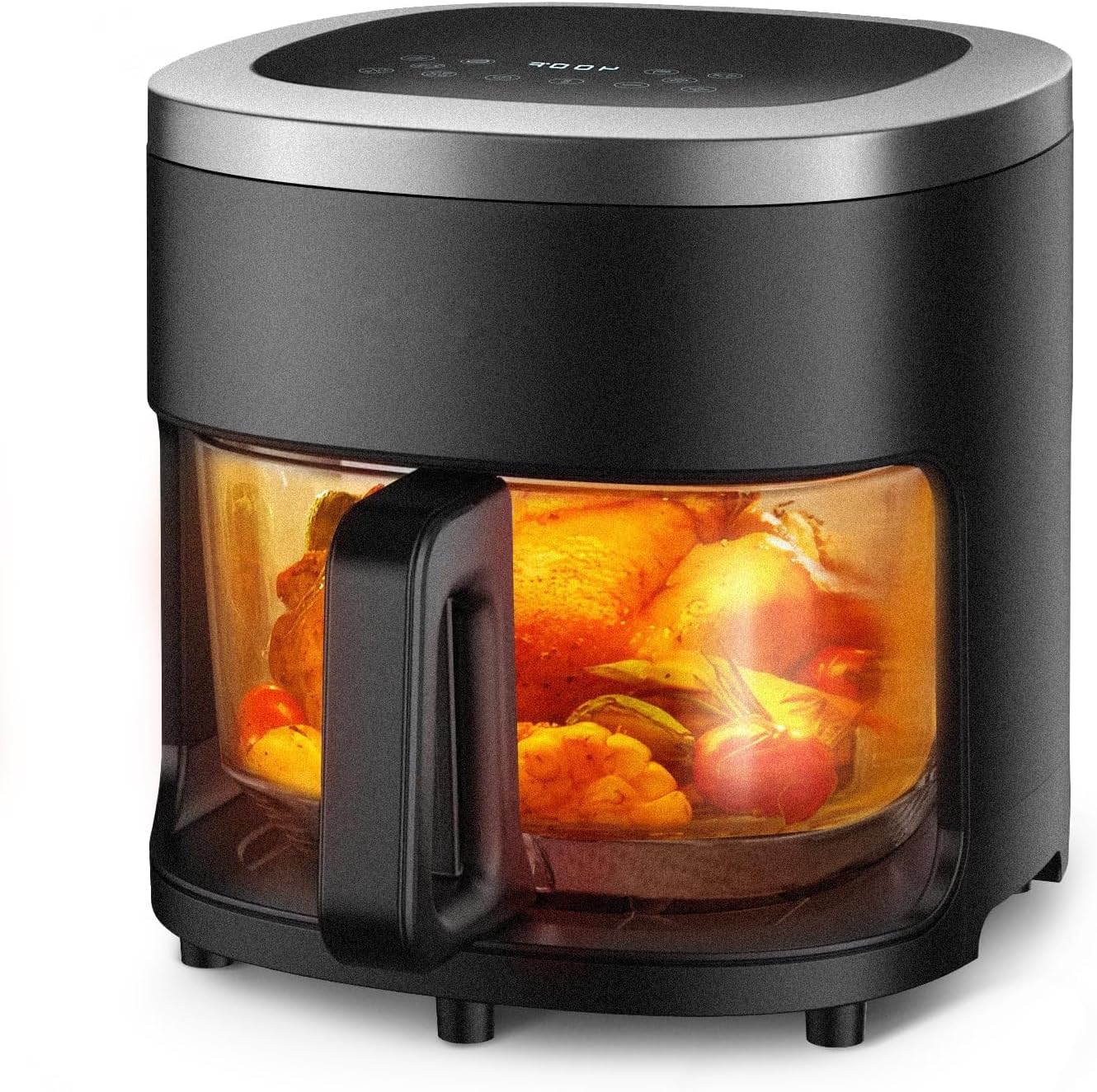SMARTECK 6-IN-1 Glass Air Fryer: 97% Less Oil