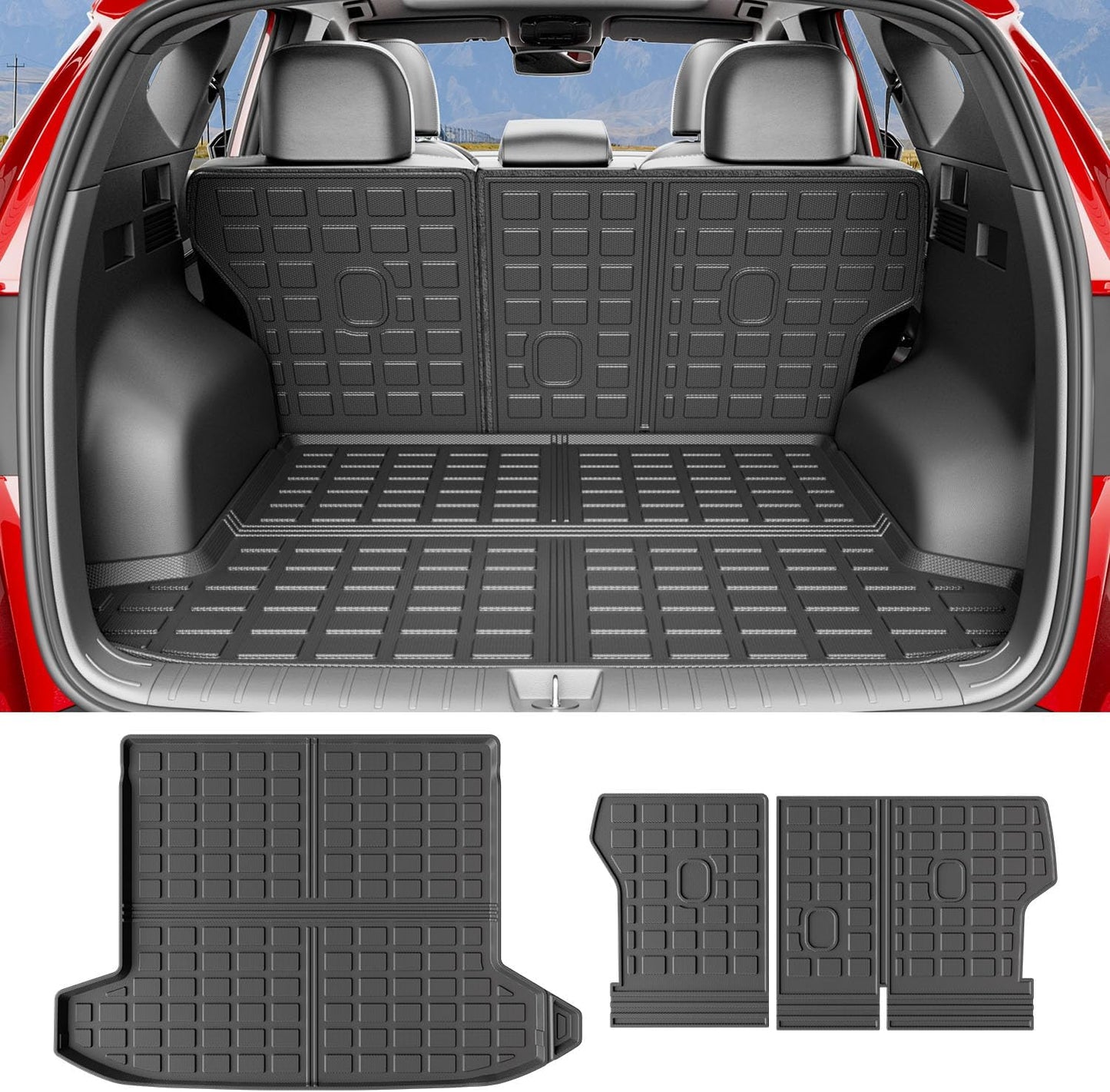 Xipoo Cargo Liner for 2022-2026 Tucson - Durable Backseat Mat