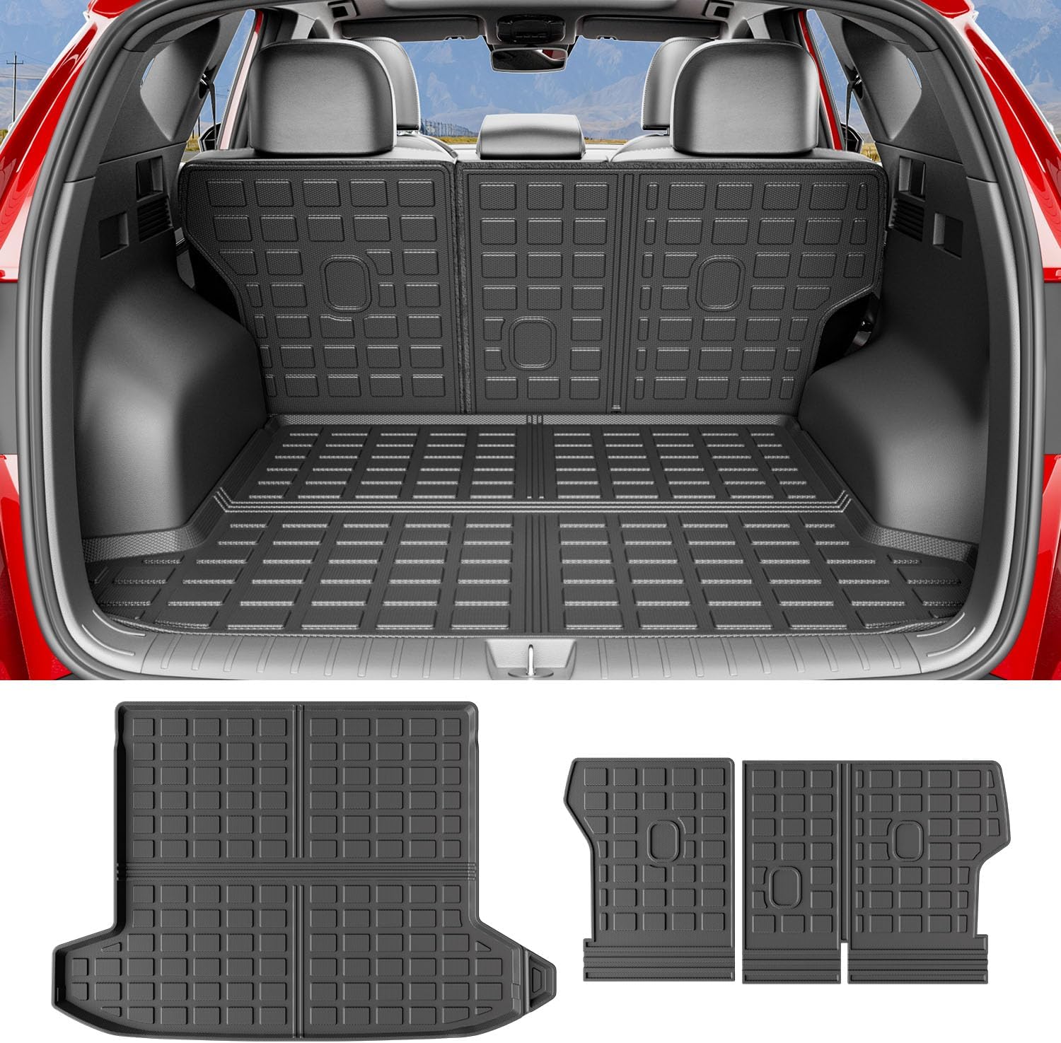 Xipoo Cargo Liner for 2022-2026 Tucson - Durable Backseat Mat