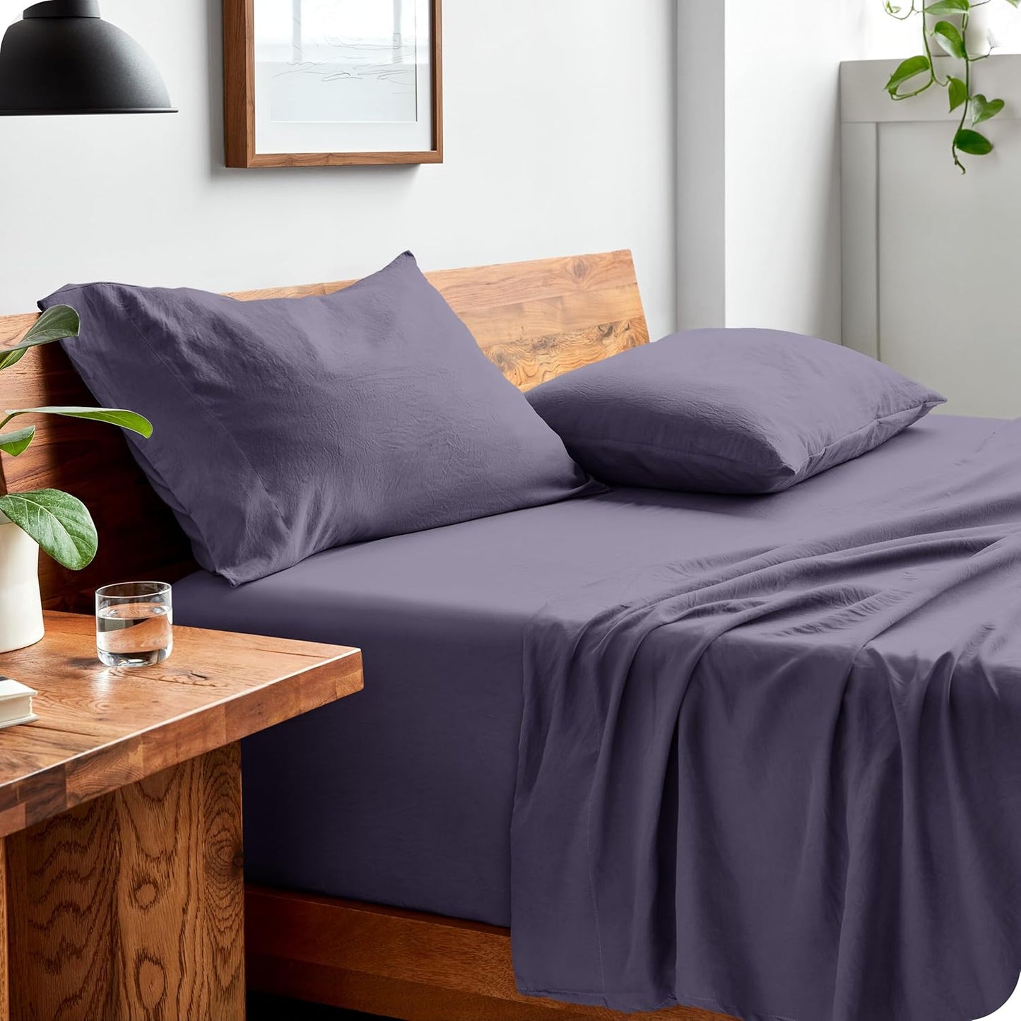 Bare Home Queen Sheet Set - Luxury 1800 Ultra-Soft Microfiber