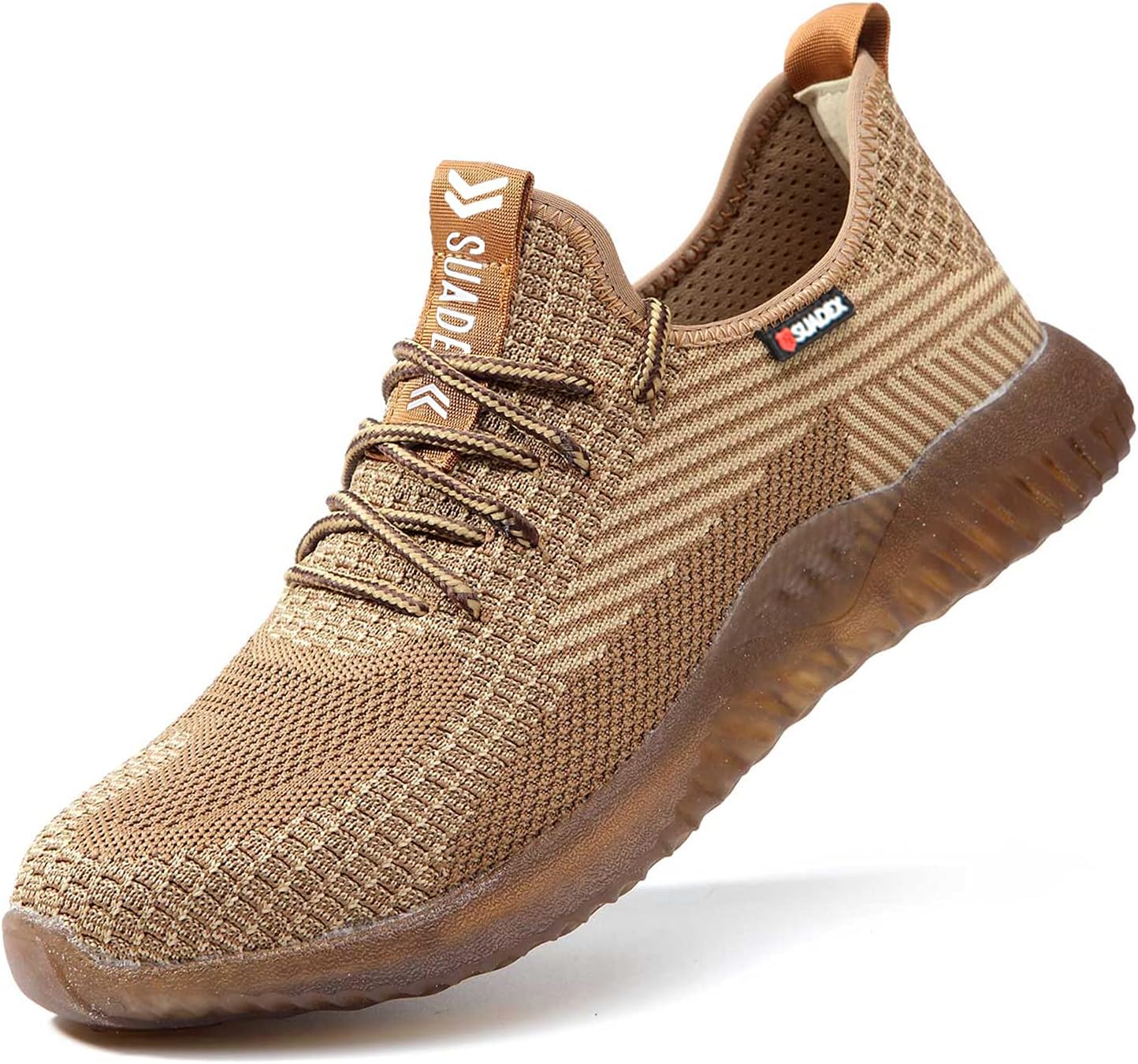 SUADEX Steel Toe Shoes for Men Women - Lightweight Safety Sneakers