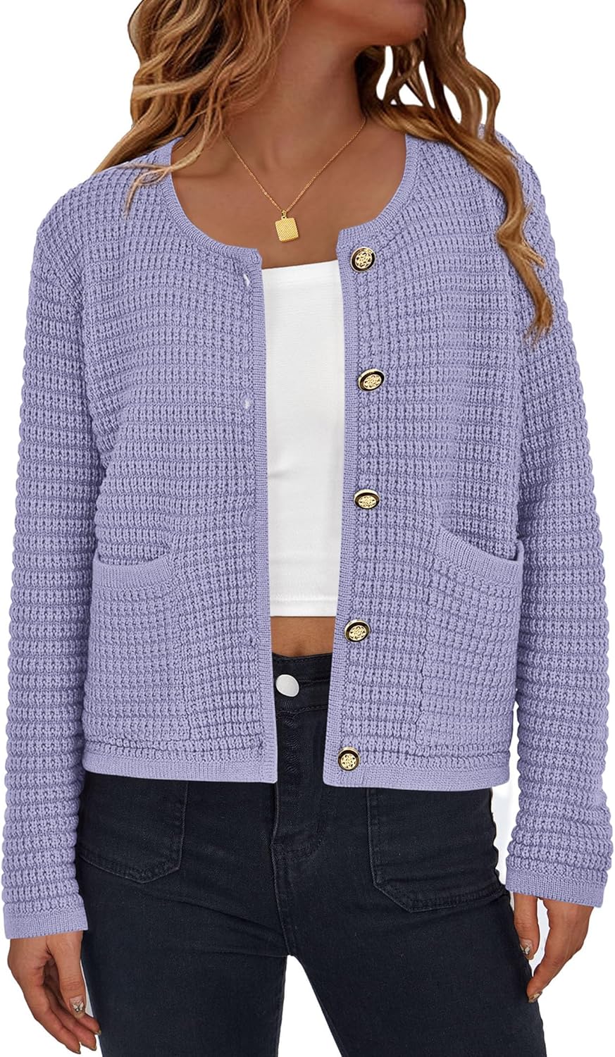 Trendy Casual Cardigan Sweaters for Women by PRETTYGARDEN