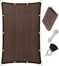 Straight Flat Edge Sun Shade Sail with Grommets 14ft x 15ft - Patio