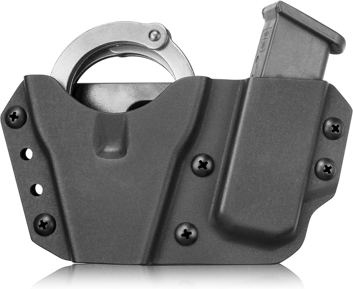 Kydex Handcuff Holster with 9/.40 Double-Stack Holder Combo