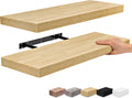 24 in Floating Shelves for Wall - Maple 2 Pack - Clean Display
