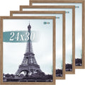 VCK 24x30 Poster Frame Set of 4 - Walnut Gallery-Quality Frames