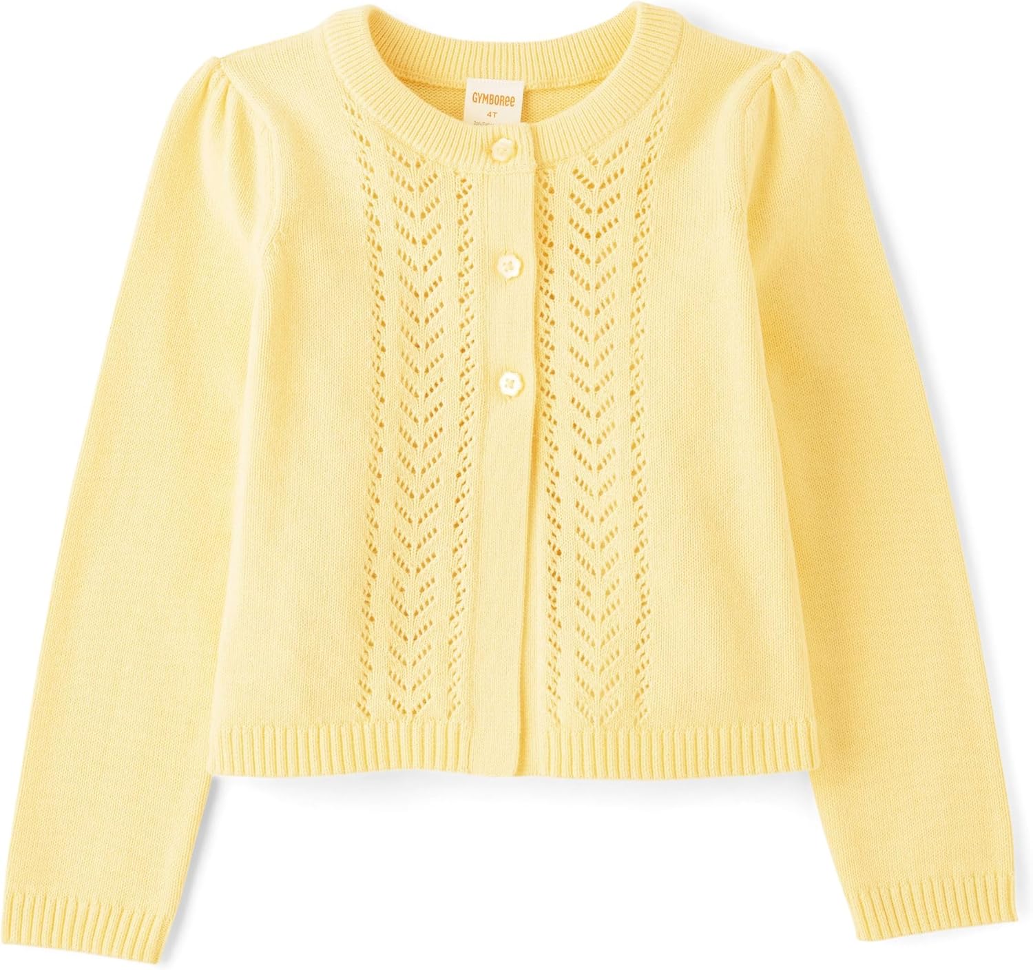 Gymboree Girls Long Sleeve Button Front Cardigan for Toddlers