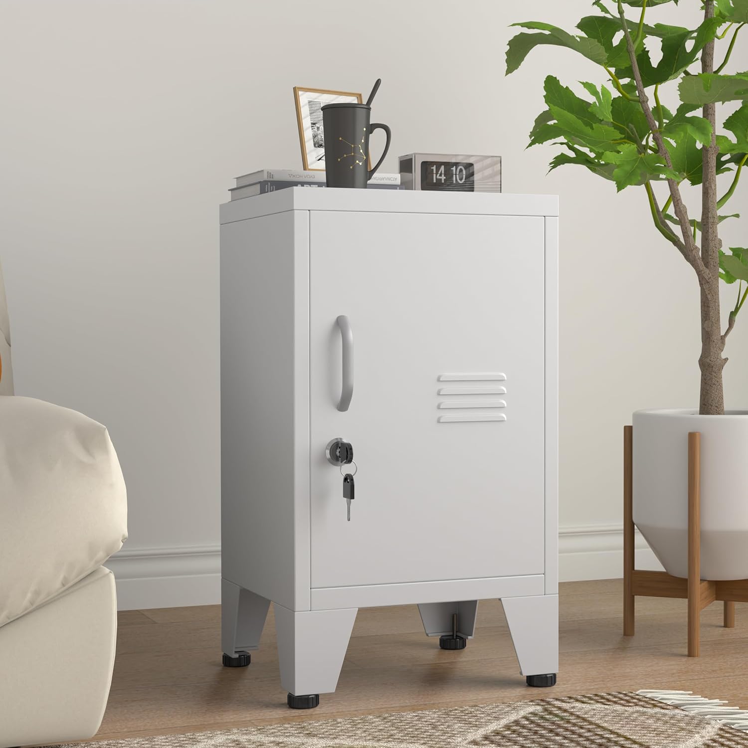 24.4 H Metal Locker Storage Cabinet for Office and Home Use