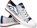 FOCO Women's Dallas Cowboys Glitter Canvas Fashion Sneakers - Stylish