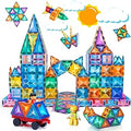 Magnetic Tiles 114PCS Diamond Building Blocks Set - Creative STEM Toy