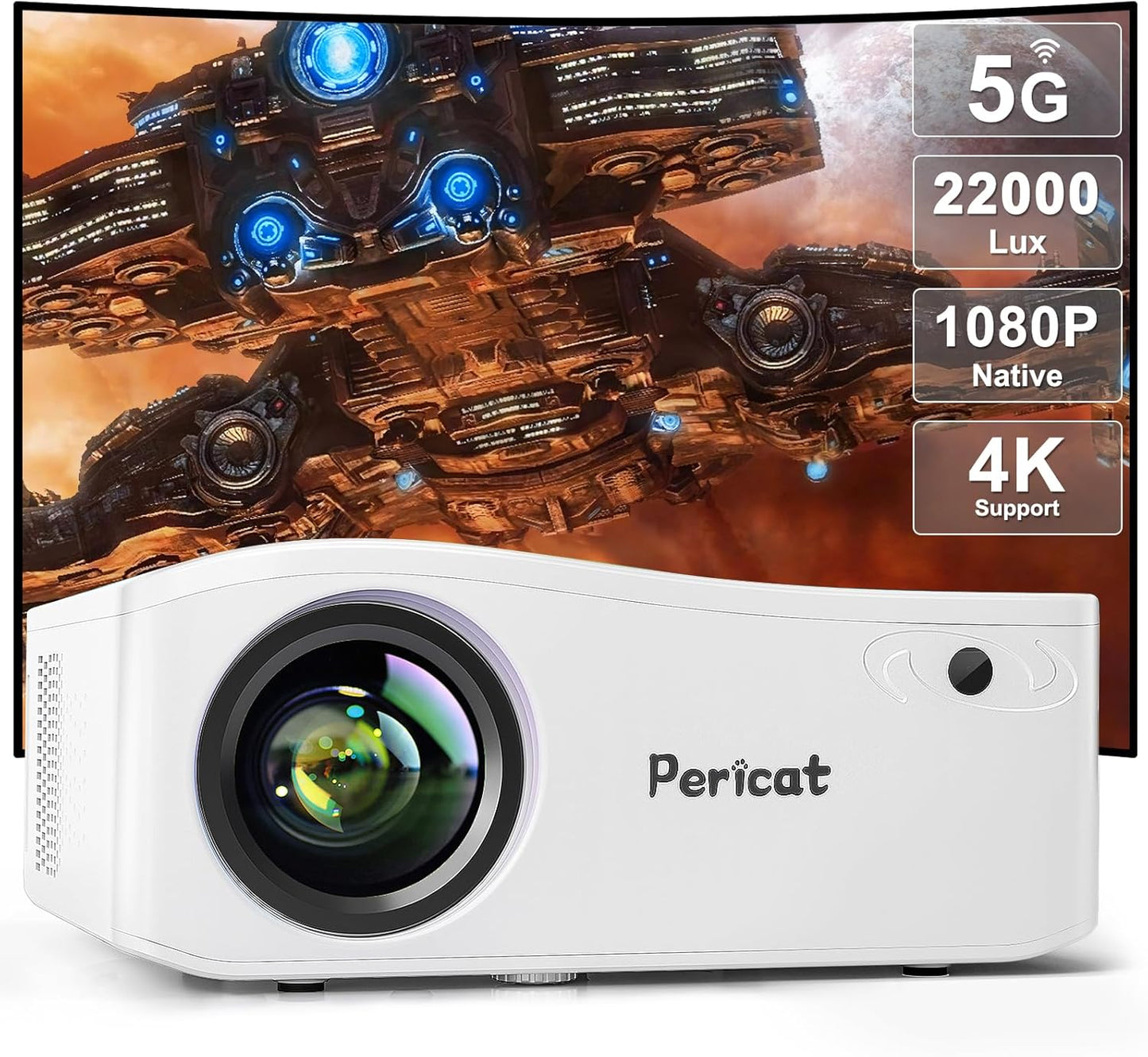 Ultra Sharp 1080P 5G WiFi Projector