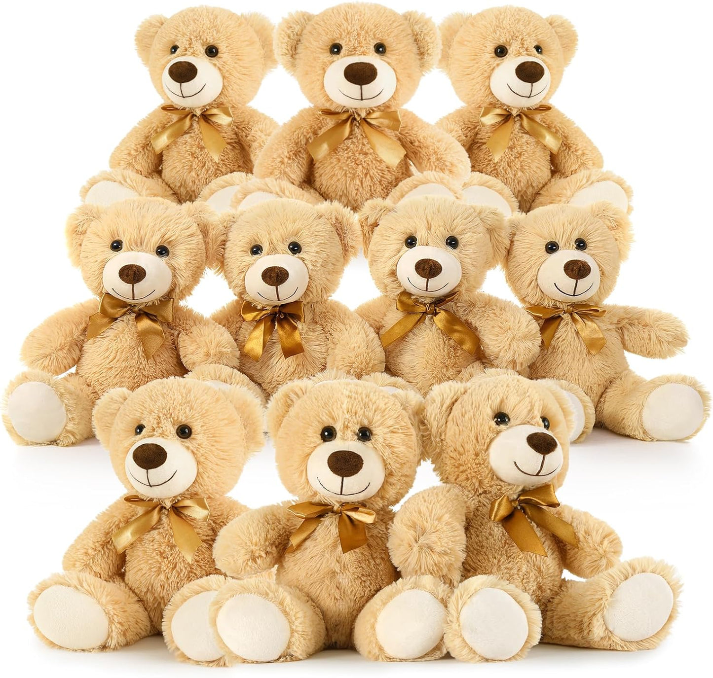 Tezituor Teddy Bears Stuffed Animals Bulk for Baby Showers