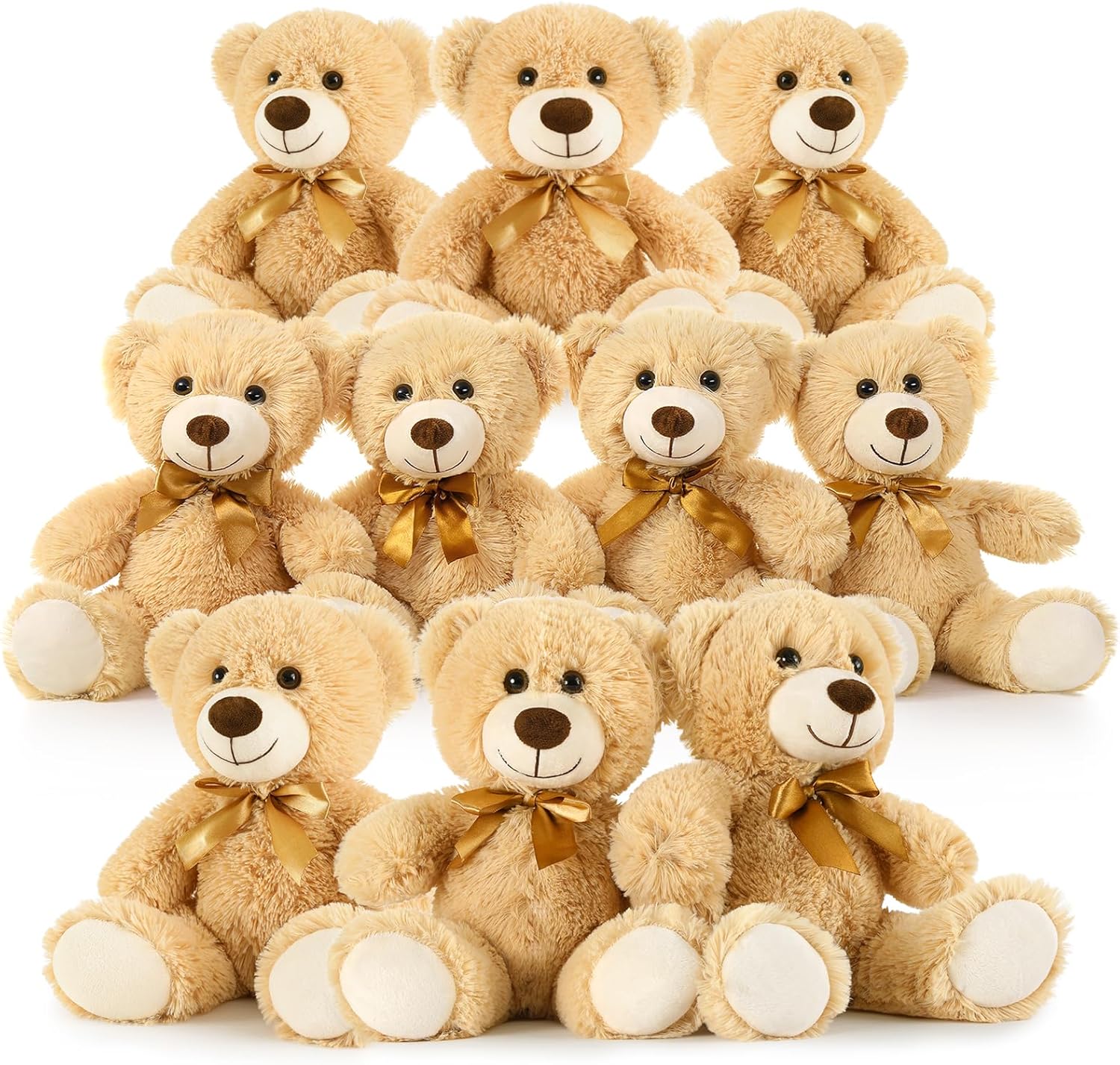Tezituor Teddy Bears Stuffed Animals Bulk for Baby Showers