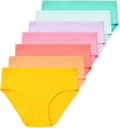 Girls 100% Organic Cotton Briefs 7 Pack - Tagless Comfort