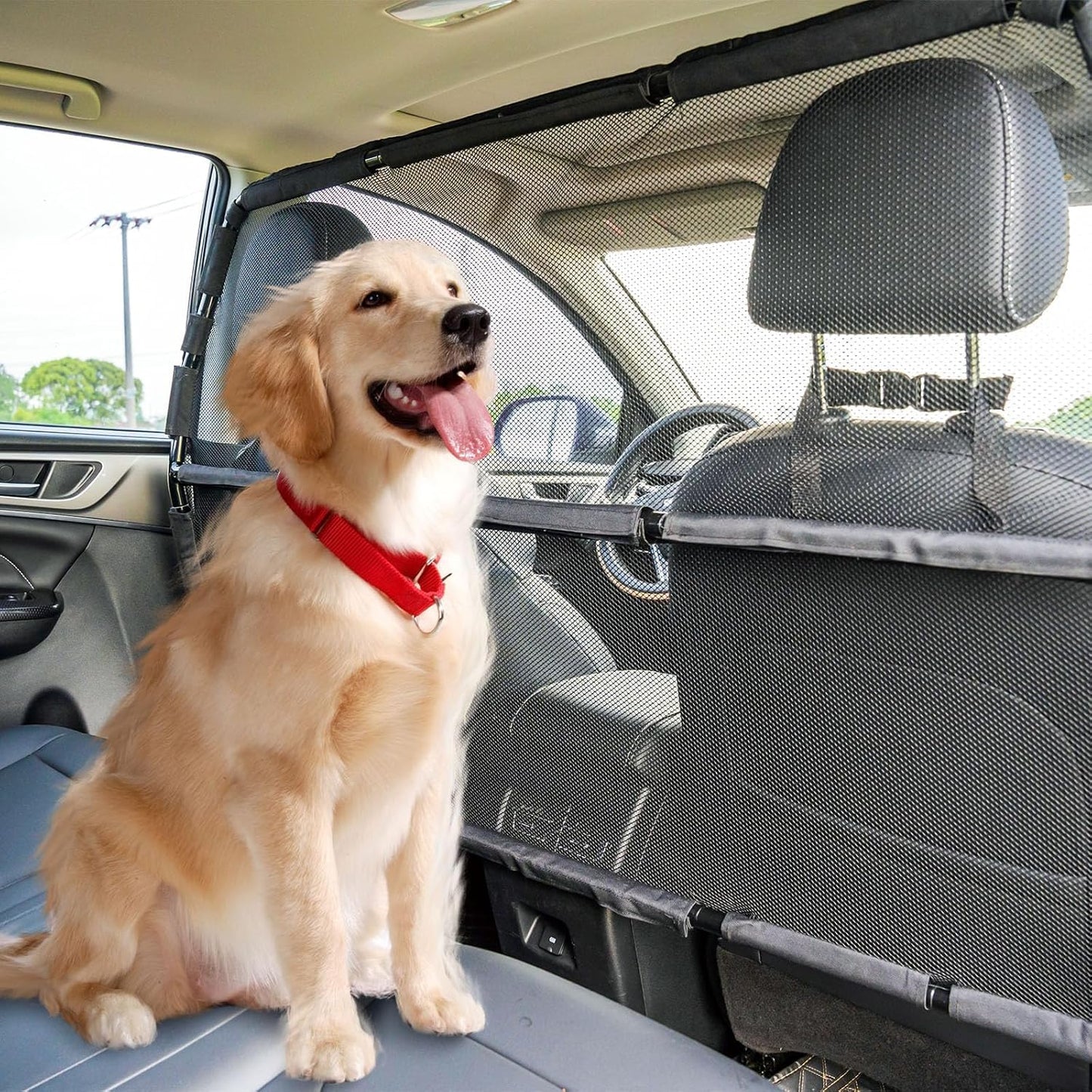 Dog Car Barrier Escape-Proof for Large SUVs & Trucks