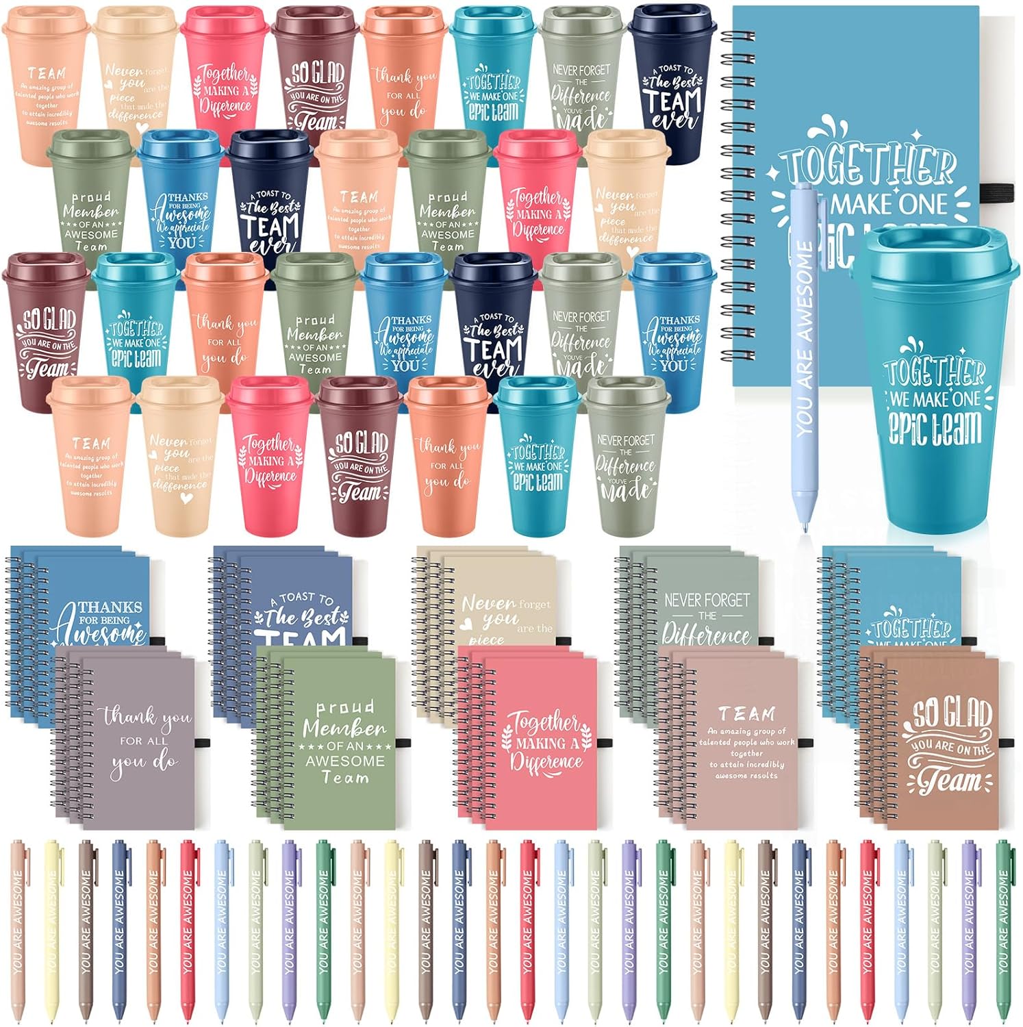 90 Pcs Employee Appreciation Gifts Set for Team and Coworkers