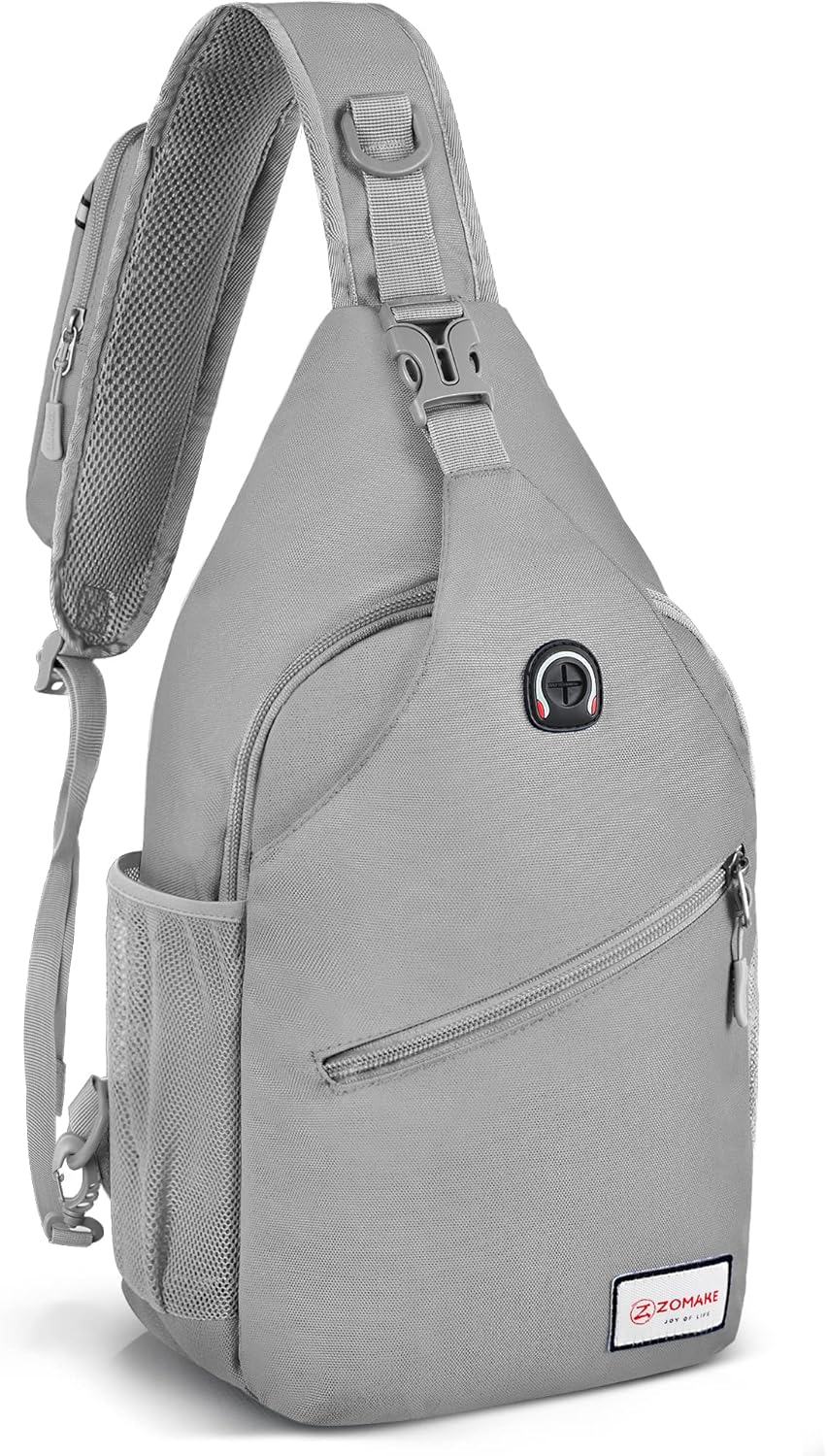 ZOMAKE Small Water-Resistant Sling Bag - Ideal for Travel and Hiking!