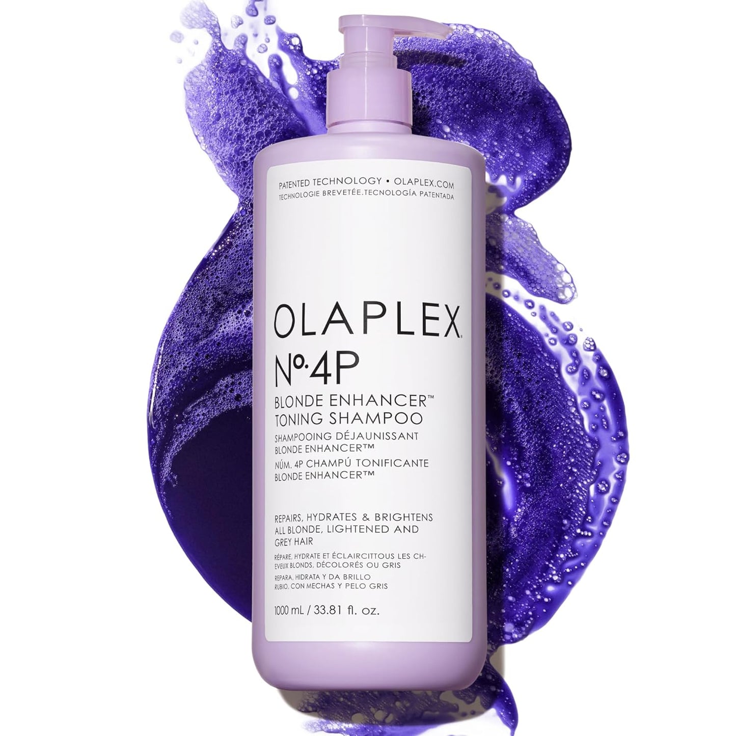 Olaplex No. 4P Blonde Enhancer Shampoo for Brightening Hair