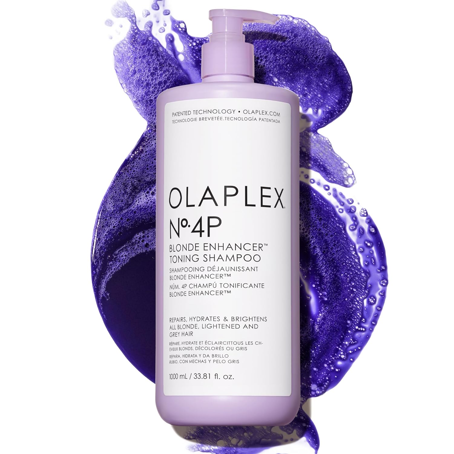 Olaplex No. 4P Blonde Enhancer Shampoo for Brightening Hair