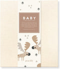 Linen Baby Memory Book (Charlie) - Minimalist First Year Keepsake