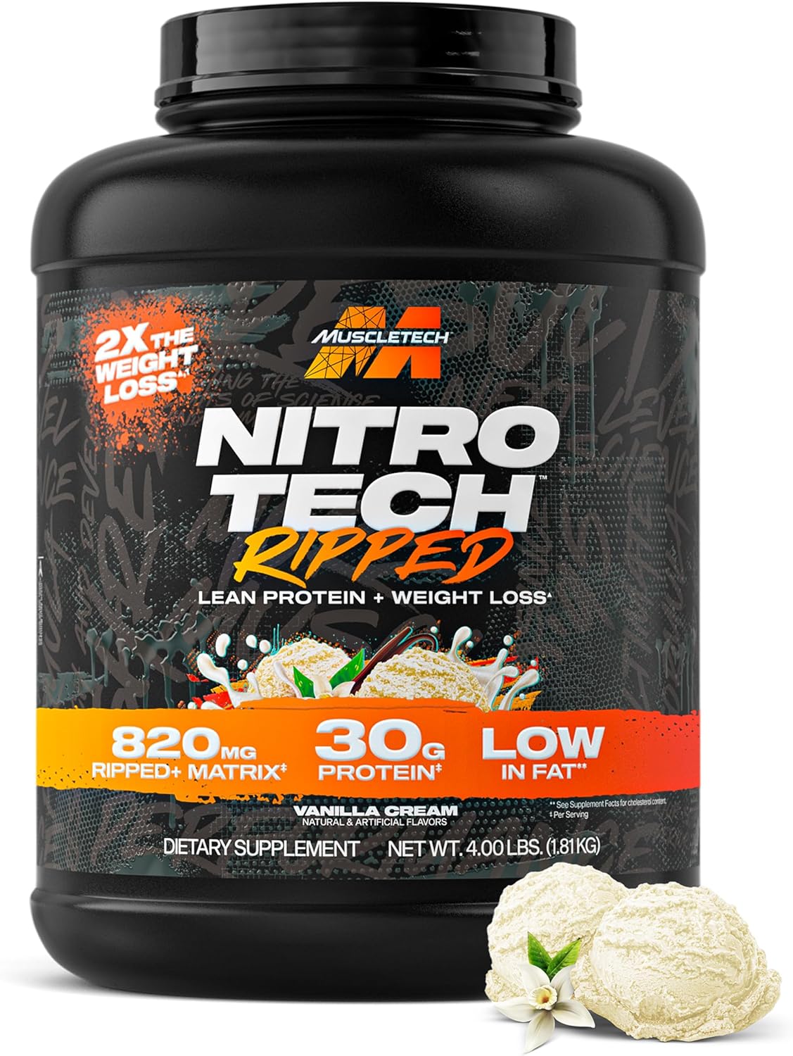 Muscletech Whey Protein Powder for Lean Muscle & Recovery