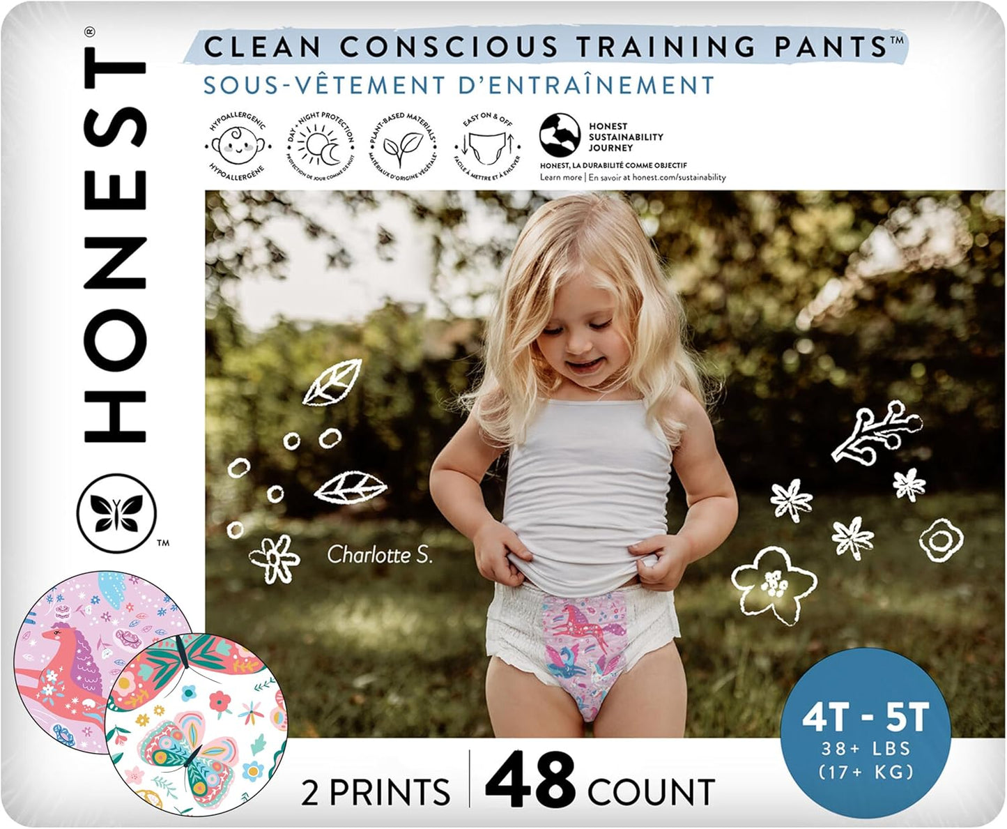Clean Conscious Training Pants for Sensitive Skin - Size 4T/5T
