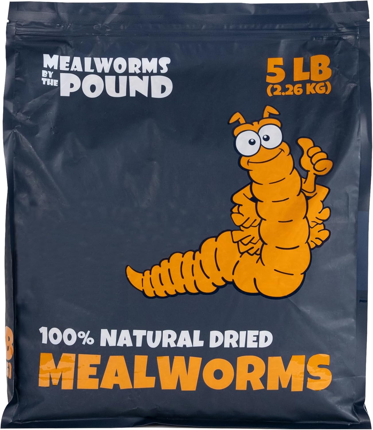 Bulk Dried Mealworms for Chickens & Wild Birds - 5 Lbs Treats