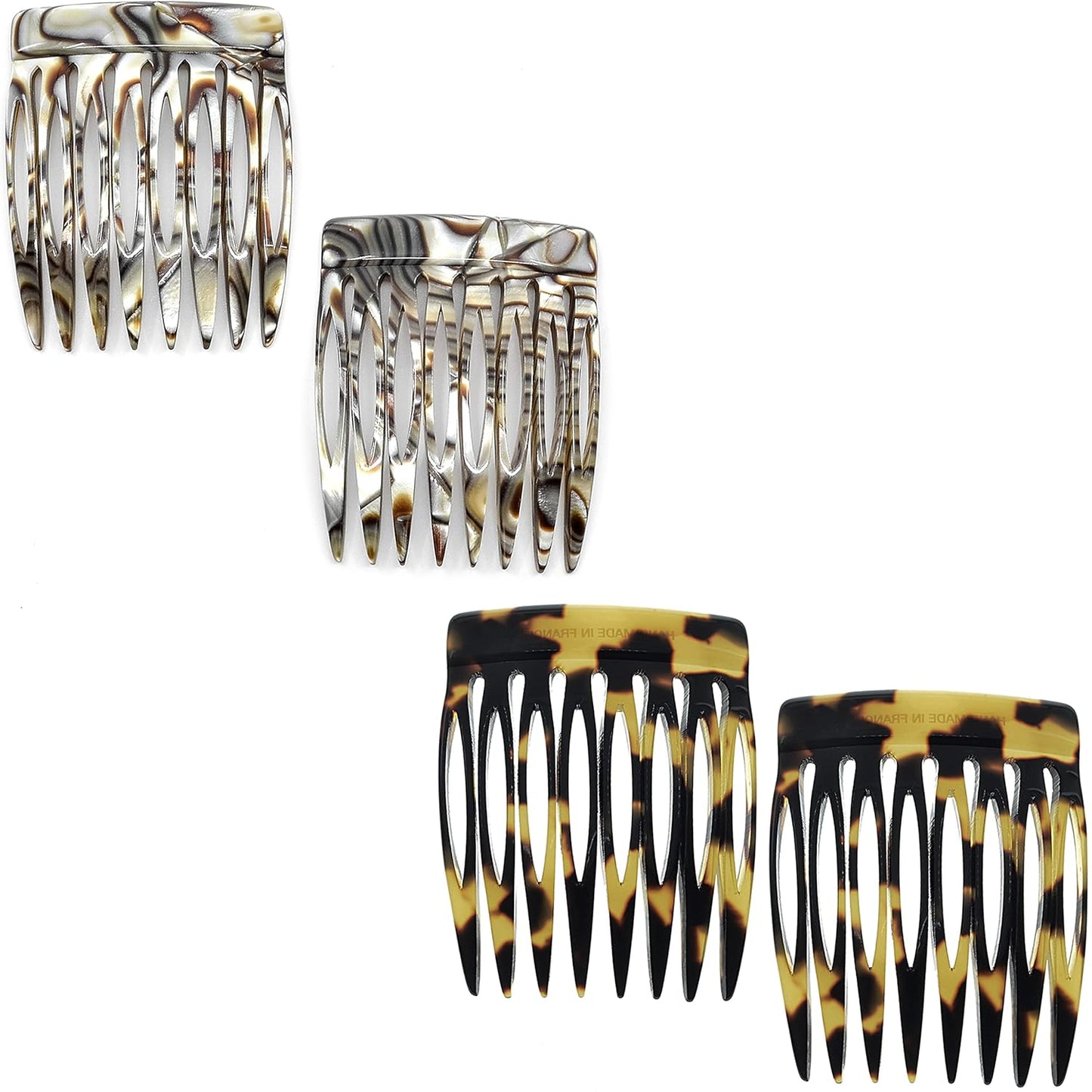 Camila Paris Onyx and Tokyo French Hair Side Comb Set for Women