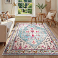 Lahome Boho Tribal Area Rug - Soft Non Slip 5x7 Indoor Carpet