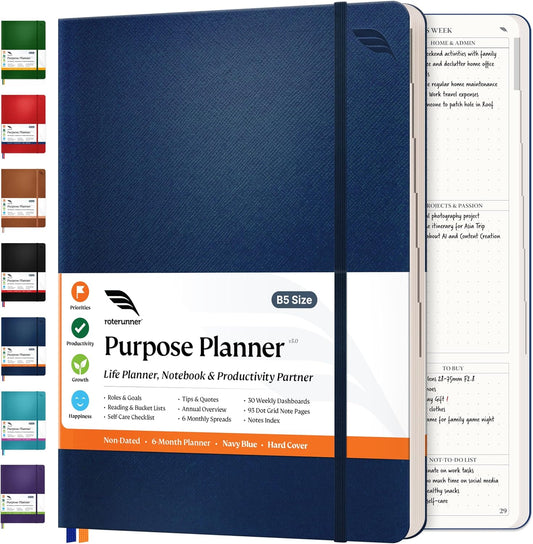 2025 Purpose Planner - Boost Productivity!