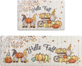 Anti Fatigue Kitchen Mat Runner Set - Cozy Fall Comfort