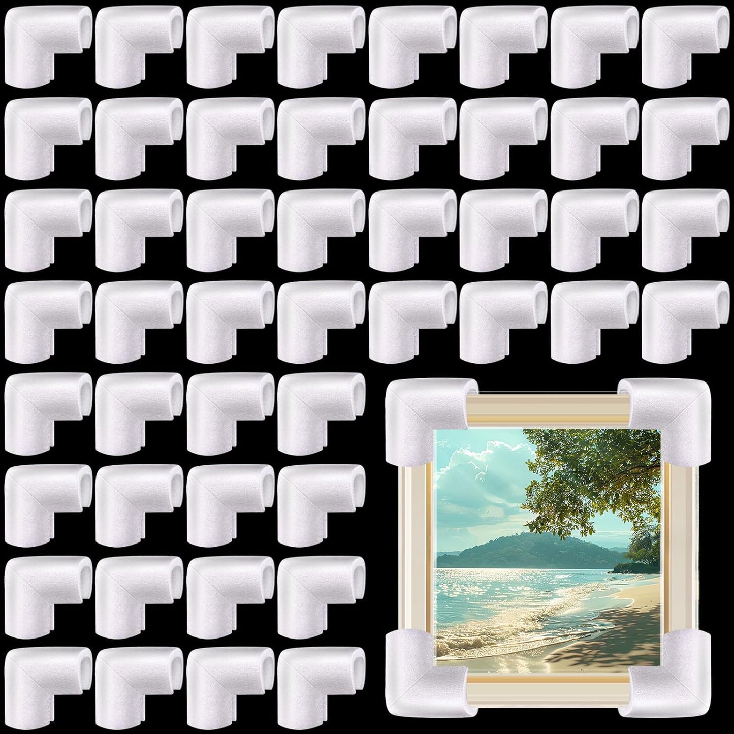 48 Pcs Foam Corner Protectors for Safe Shipping and Moving