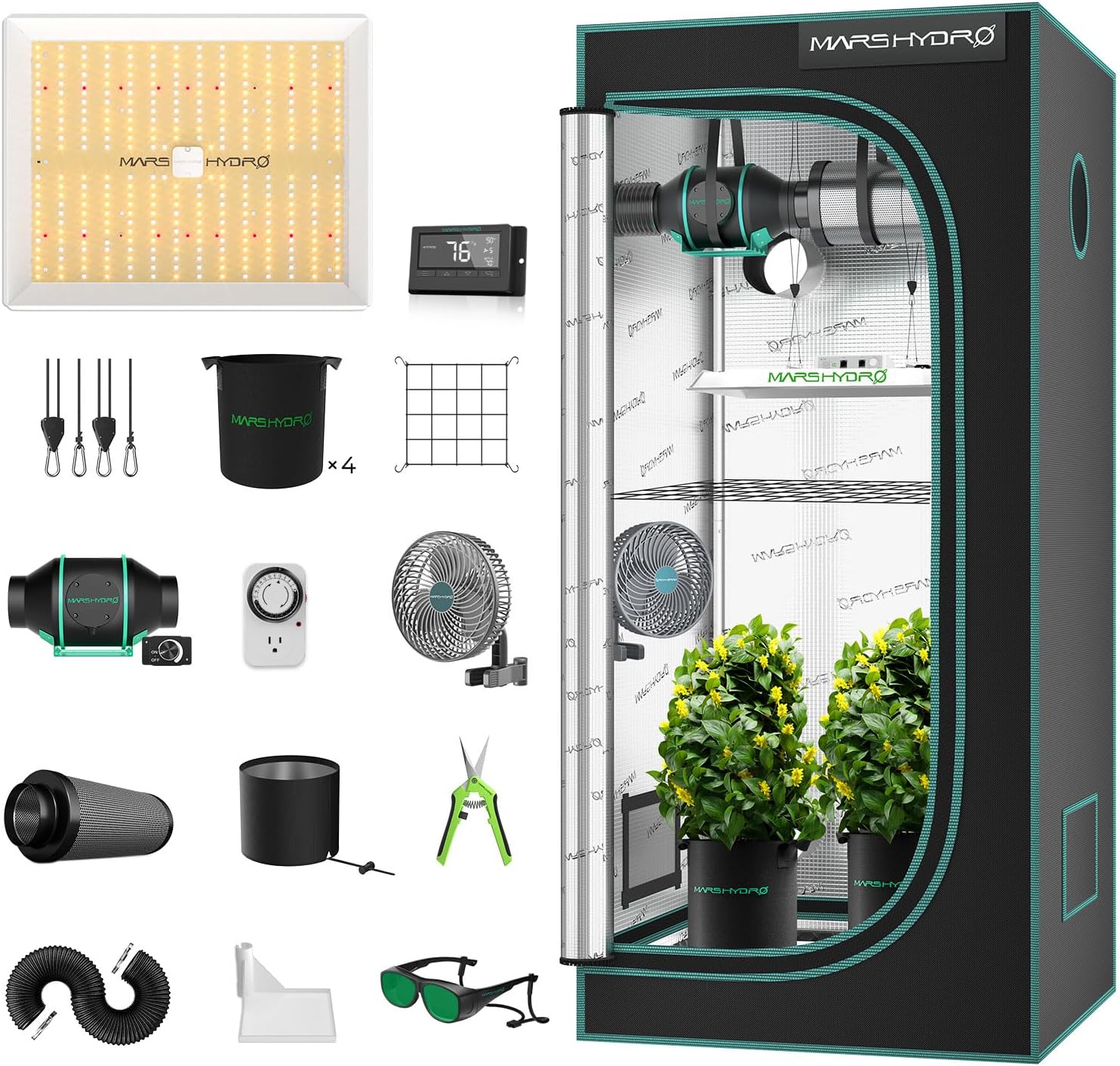 Optimal Grow Setup w/ TS1000 LED & Climate Control