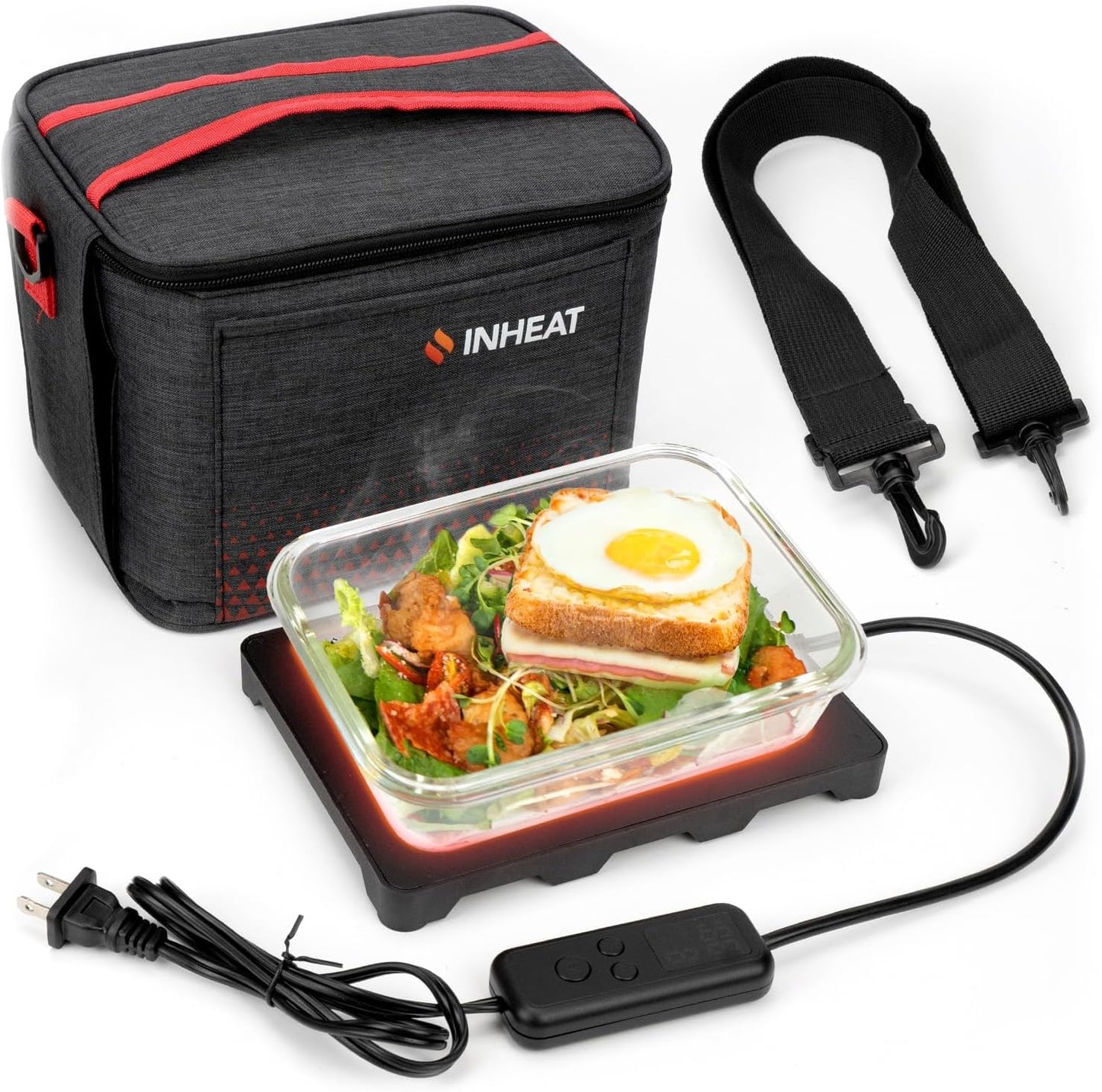 INHEAT Portable Lunchbox: Fast Warming on the Go!