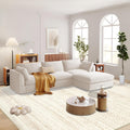 Large Living Room Area Rug 8x10 - Machine Washable Vintage Boho Rug