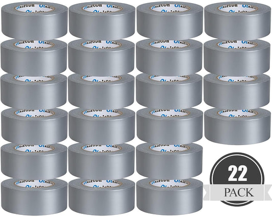 22 Pack Heavy Duty Waterproof Duct Tape for All-Weather Repairs