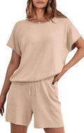 Two Piece Set For Women Summer Lounge Sets Shorts And Tops