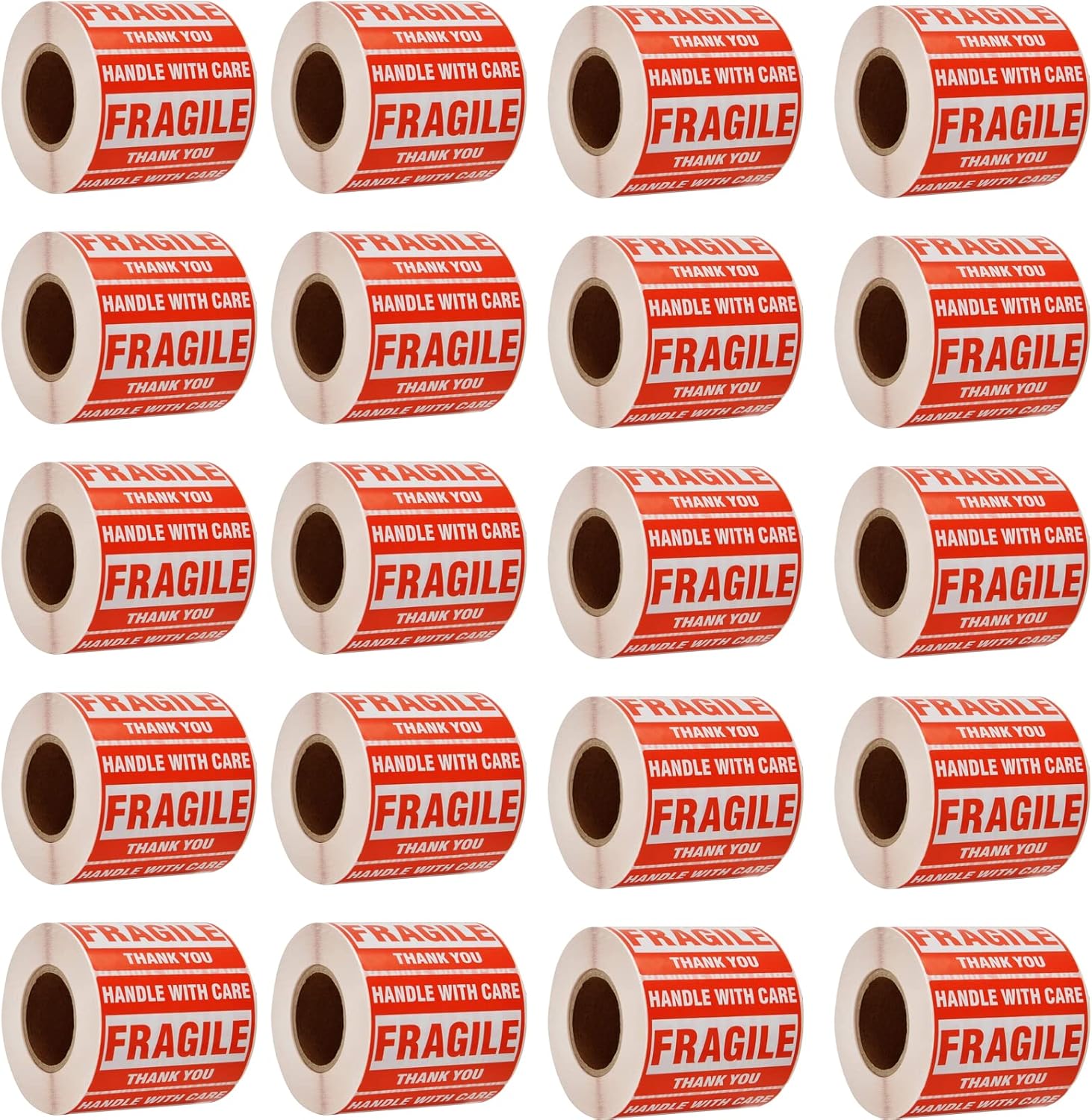 Immuson Fragile Handle with Care Warning Tape for Shipping