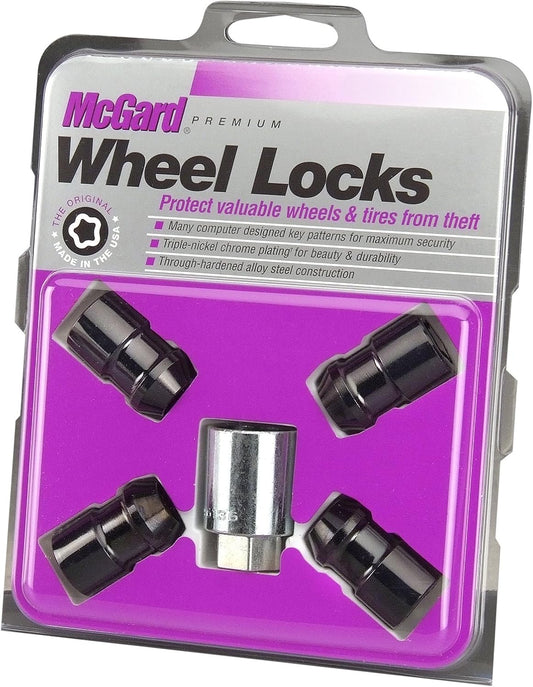 McGard 24026 Black Cone Seat Wheel Locks for Secure Wheels