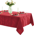 Newbridge Barcelona Damask Fabric Tablecloth, 60 x 144 in Rectangle
