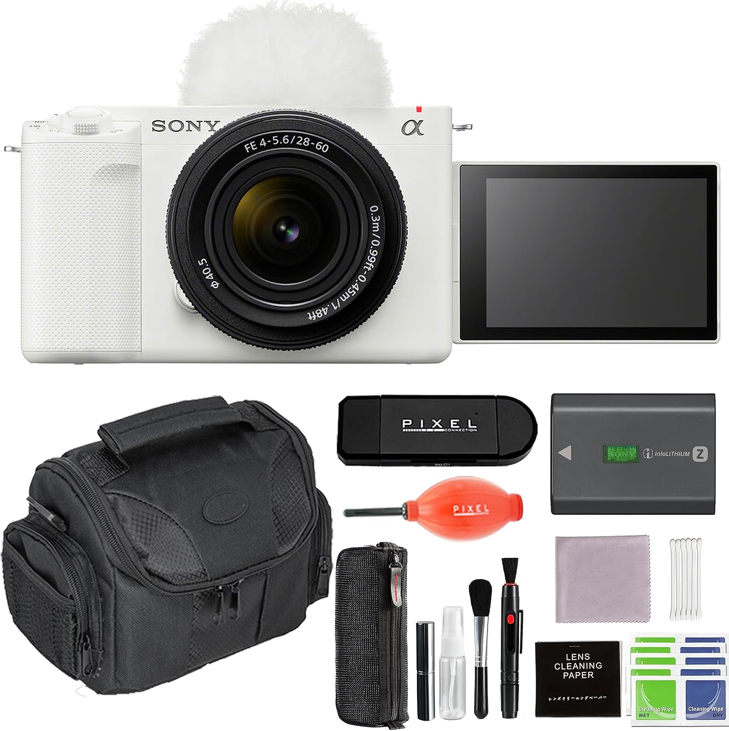 Sony ZV-E1 White Vlog Camera Bundle - Capture Life in True Clarity!