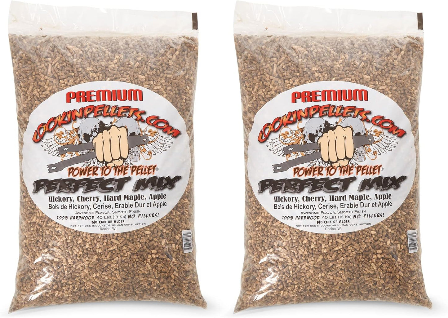 CookinPellets 40PM Perfect Mix All-Natural Hardwood Pellets