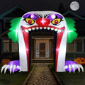 Giant 10 FT Halloween Inflatable Clown Archway - Spooky Yard Decor