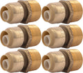 SharkBite 1/2 in x 3/4 in MNPT Reducing Adapter, Pack of 6 - Fast Push